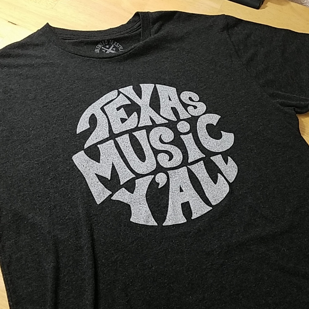 Texas Music Y'all size Medium T shirt